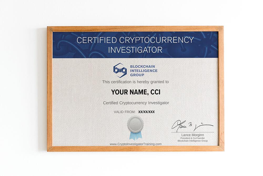 CCI Certificate