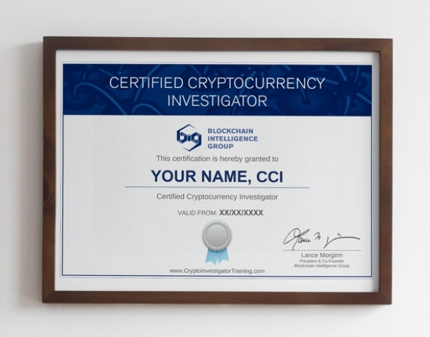 CCI - Certified Cryptocurrency Investigator