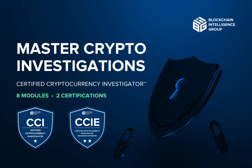 CCI Master crypto investigations by Blockchain Intelligence Group